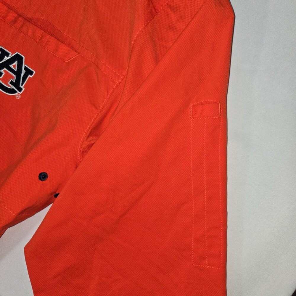 Under Armour Auburn Tigers Mens Medium Vented Button Up Shirt War Eagle UM8117 - Picture 7 of 10